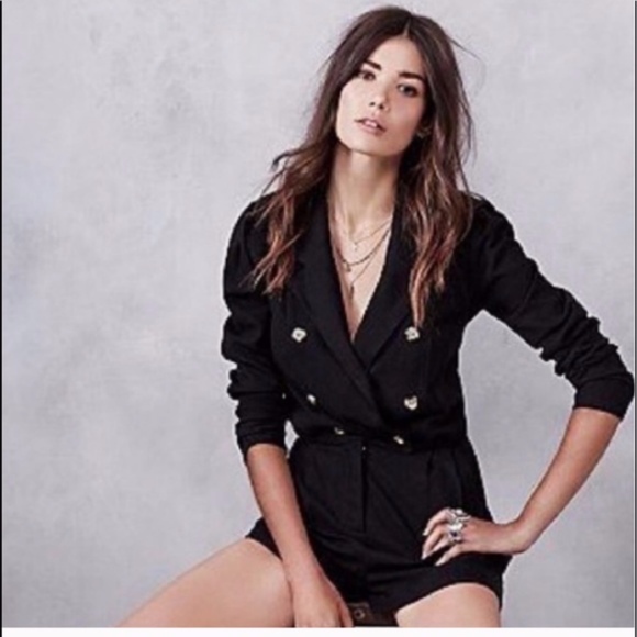 stone cold fox black pine romper - Picture 1 of 6